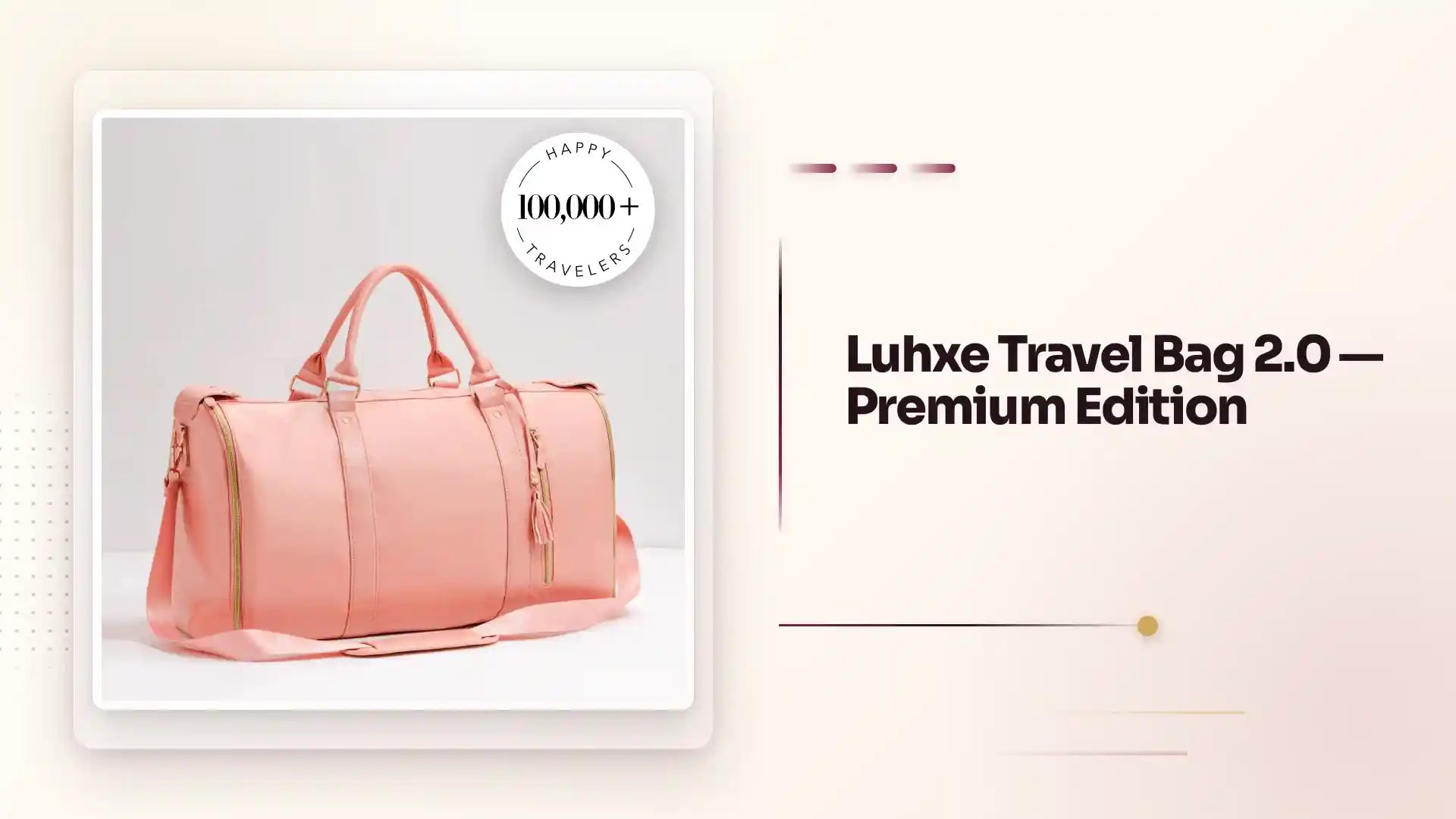 Luhxe Travel Bag 2.0 &mdash; Premium Edition by@Outfy